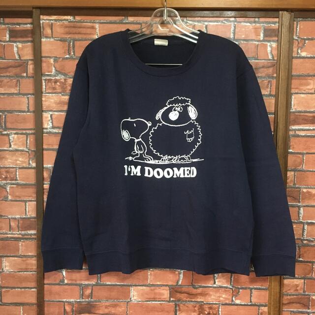 PEANUTS SNOOPY スヌーピー 90年代 当時物 スウェット ネイビー PEANUTS SNOOPY スヌーピー 90年代 当時物 スウェット ネイビー