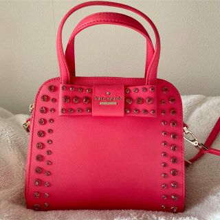 ケイトスペードニューヨーク(kate spade new york)の美品♠︎kate spade キラキラビジュー付ショルダーバッグ(ショルダーバッグ)