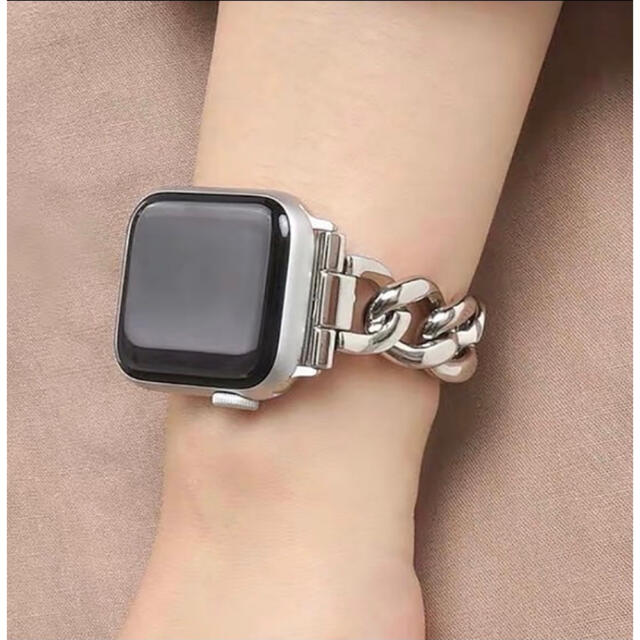 Apple Watch‎ ベルト バンド シルバー 38/40mm メンズの時計(金属ベルト)の商品写真