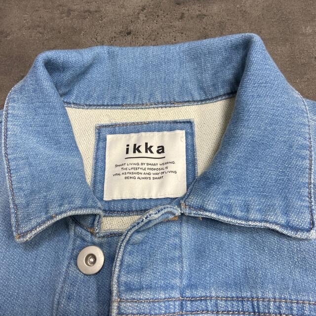 ikka(イッカ)のソフトジーンズジャンパー レディースのジャケット/アウター(ブルゾン)の商品写真