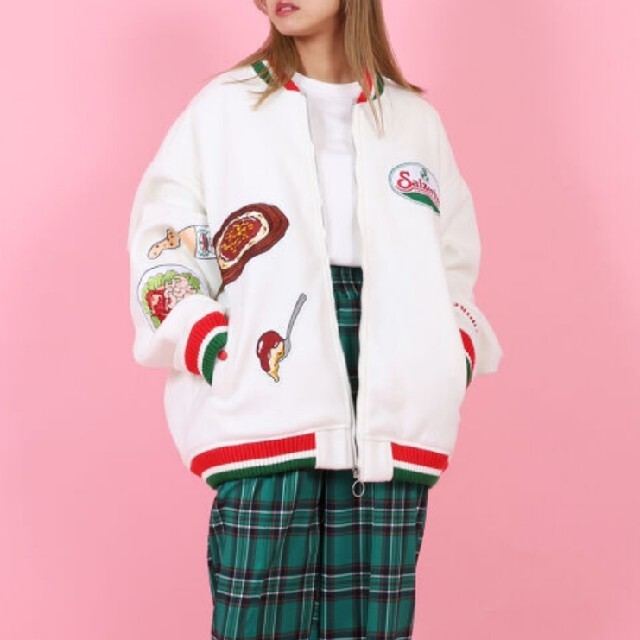 PUNYUS×サイゼリヤ 限定ブルゾン 白
