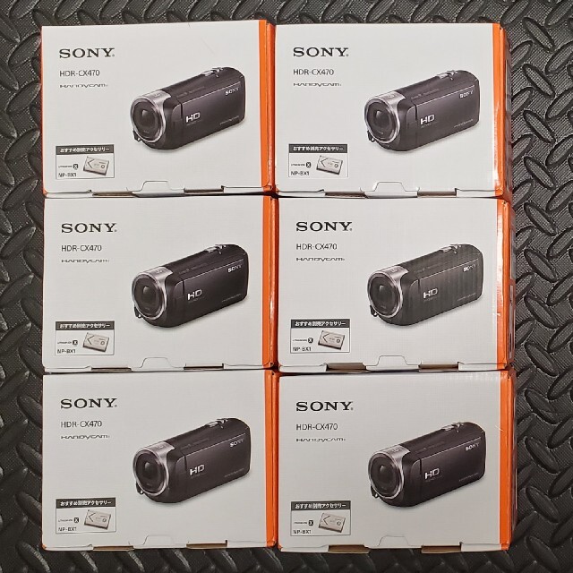 SONY デジタルビデオカメラ ハンディカム HDR-CX470 6台セット