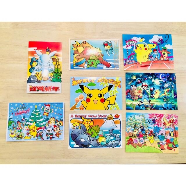 (新品未使用)美品　ポケモンポストカード８枚セット　レア品　入手困難