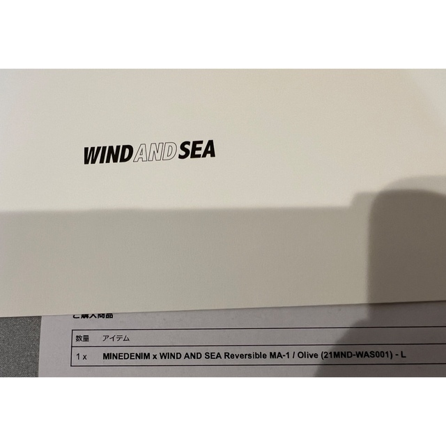 MINEDENIM x WIND AND SEA Reversible MA-1 メンズのジャケット/アウター(フライトジャケット)の商品写真