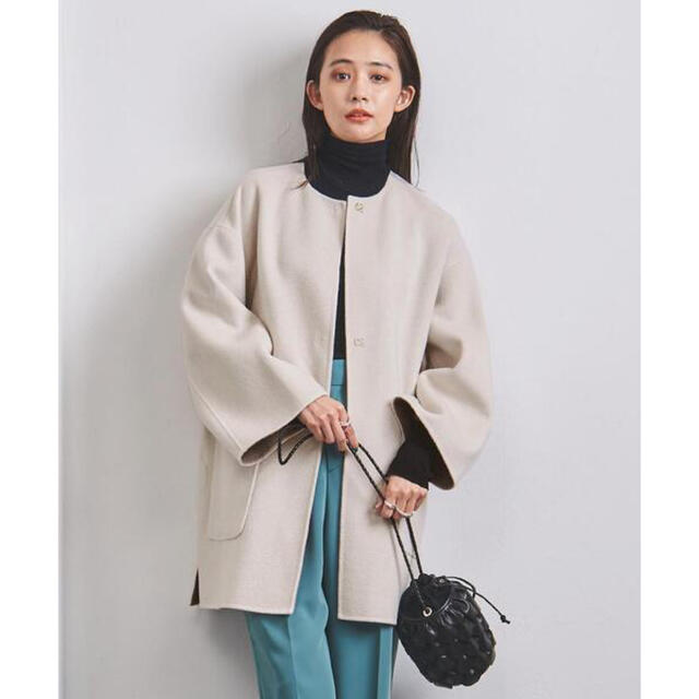 ユナイテッドアローズ リバーバイカラーコート 38 | labiela.com