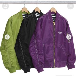 シュプリーム(Supreme)の17SS supreme Contrast Reversible MA-1(ブルゾン)