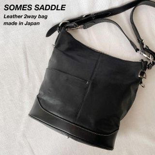 極美品✨SOMES ソメスサドル 本革 レザー リュック ブラック 黒