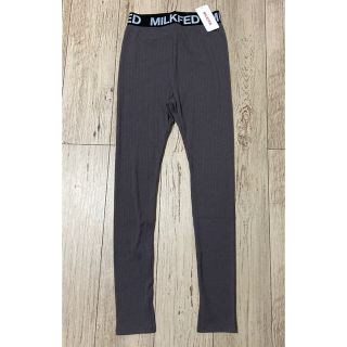 ミルクフェド(MILKFED.)のミルクフェド　RIB LEGGINGS パンツ　レギンス　新品(カジュアルパンツ)