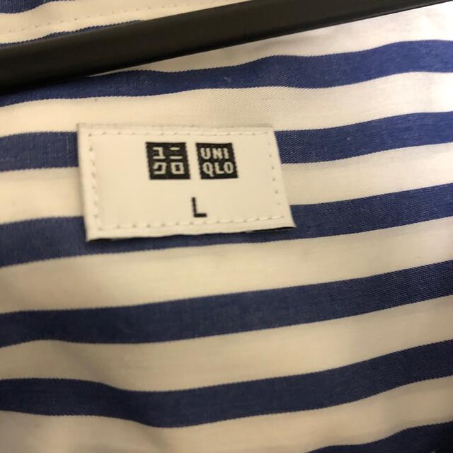 UNIQLO(ユニクロ)のユニクロ　メンズ　ストライプシャツ メンズのトップス(シャツ)の商品写真