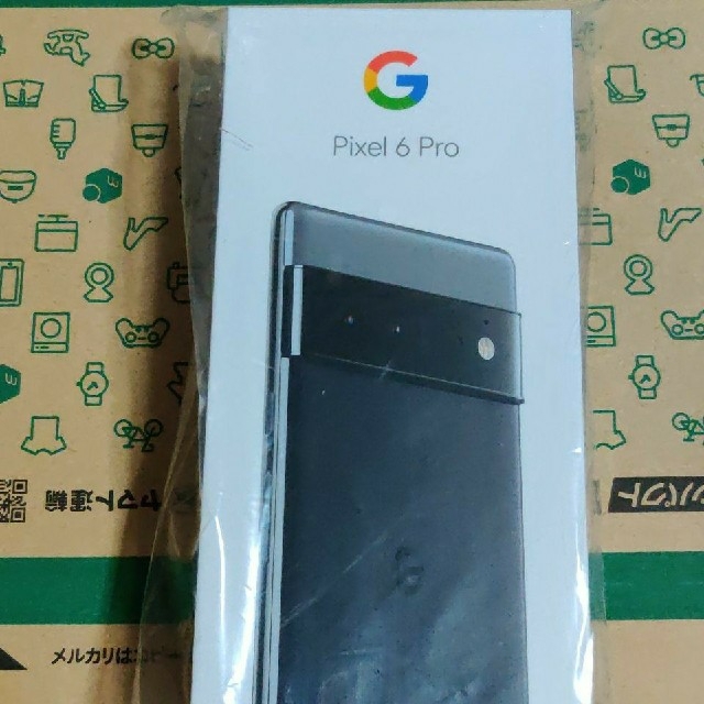 google pixel 6 pro 128GB stormy black スマホ/家電/カメラのスマートフォン/携帯電話(スマートフォン本体)の商品写真