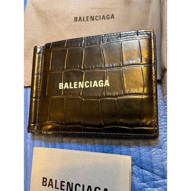 Balenciaga(バレンシアガ)の★ぎん様専用★マネークリップ★セミマットクロコダイル型押しカーフスキン★ メンズのファッション小物(マネークリップ)の商品写真