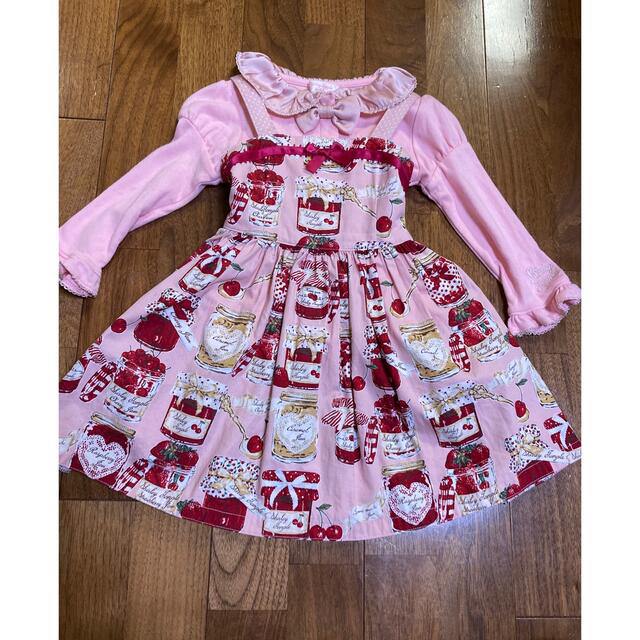 美品 シャーリーテンプル ジャム瓶 ピンク 100 ブラウス 90 - キッズ服 美品 シャーリーテンプル ジャム瓶 ピンク 100 ブラウス 90 - キッズ服