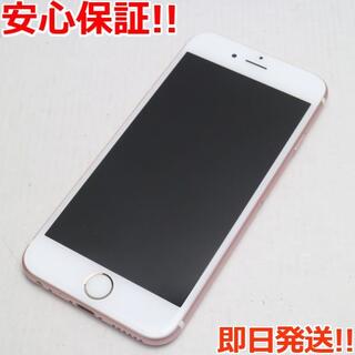 アイフォーン(iPhone)の超美品 SIMフリー iPhone6S 64GB ローズゴールド (スマートフォン本体)