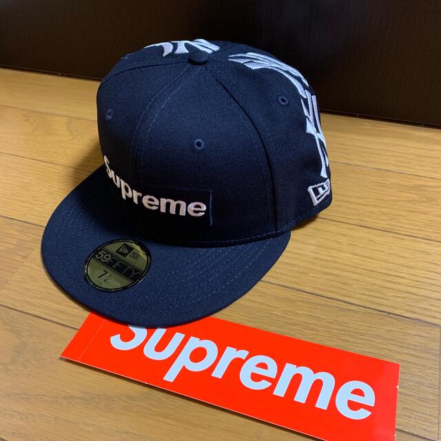 シュプリーム キャップ NYヤンキース NewEra ボックスロゴ cap
