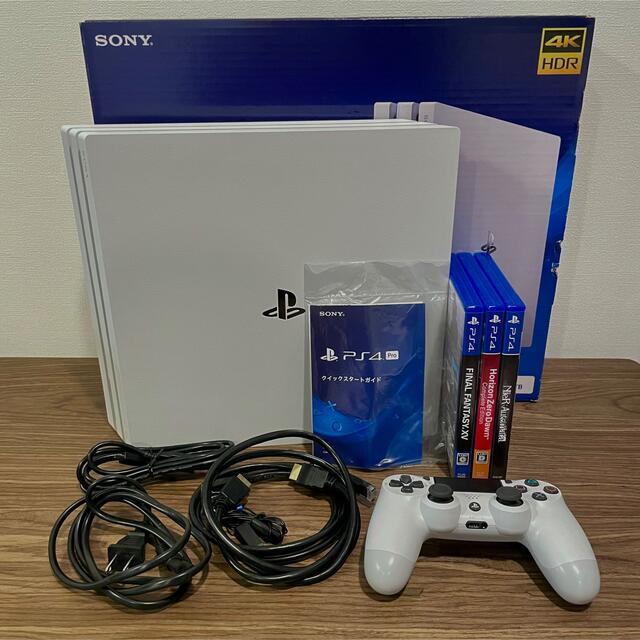 PlayStation4 Pro CUH-7200B B02 ソフト3本