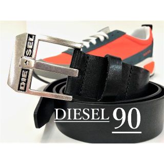 ディーゼル(DIESEL)のディーゼル　ベルト01C21　サイズ90　ブラック　新品　X03728(ベルト)