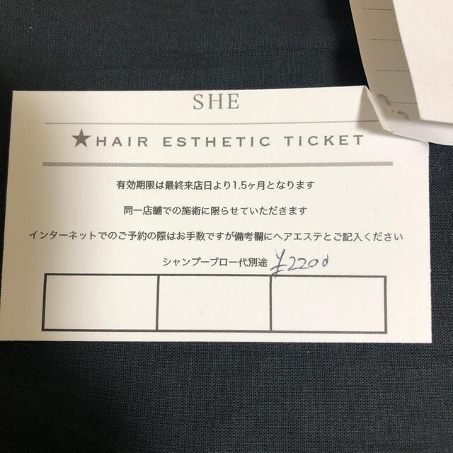 THEATERグループ　HAIR ESTHETIC TICKET