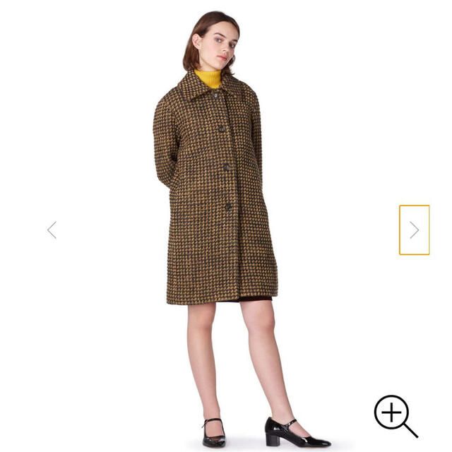 A.P.C. アーペーセー LISA ウールジャガードロングコート 直売超安い