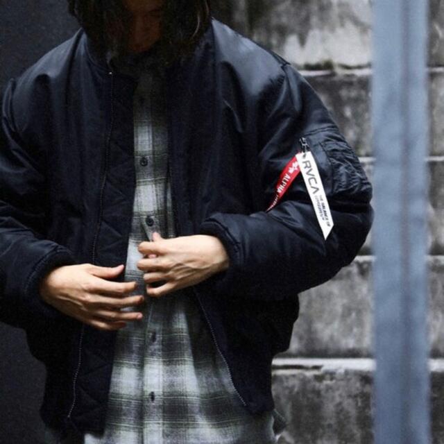 ユニセックス RVCA ルーカMA-1 WEB限定 ジャケット L-