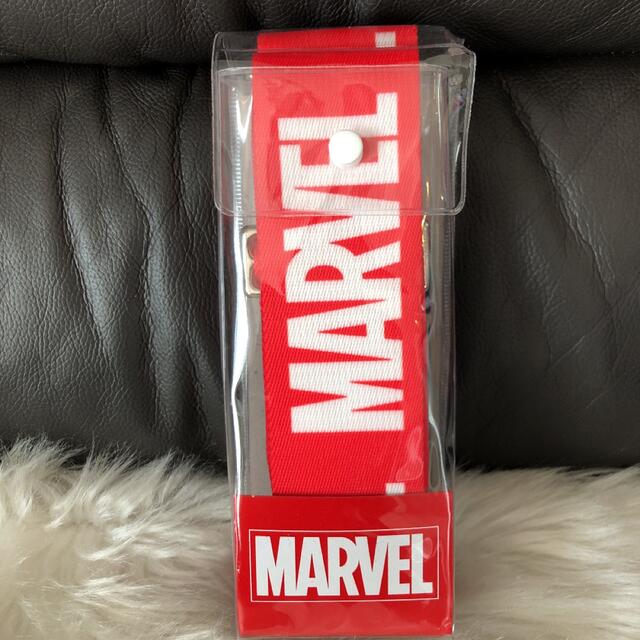 MARVEL(マーベル)の新品 スーツケースベルト マーベル レッド 赤 ブラック 黒 メンズのバッグ(その他)の商品写真