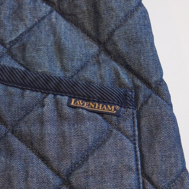 LAVENHAM(ラベンハム)の英国製 SHIPS別注 LAVENHAM デニム キルティングジャケット レディースのジャケット/アウター(ブルゾン)の商品写真