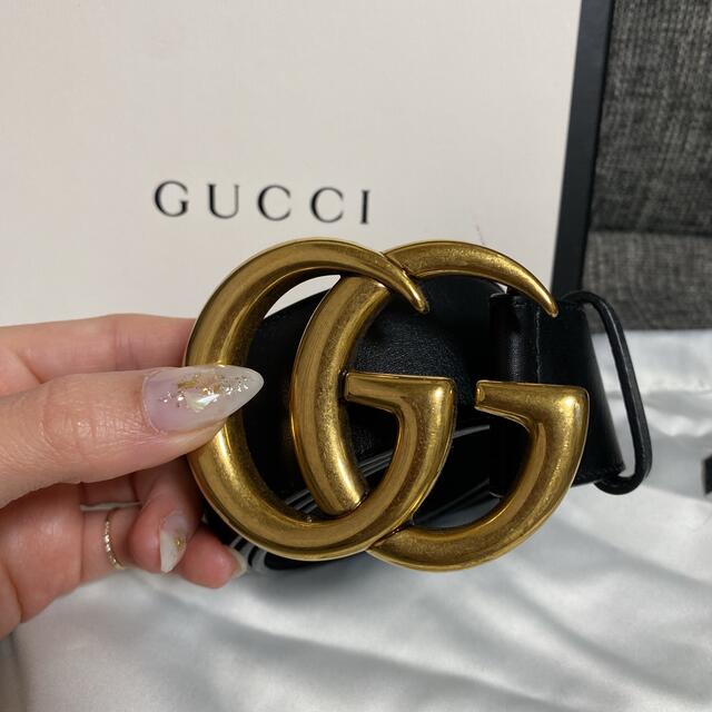 Gucci - GUCCI♡ダブルGバックルレザーベルトの通販 by moa's shop｜グッチならラクマ