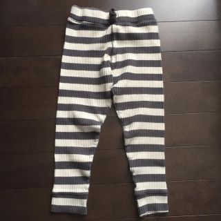 ザラキッズ(ZARA KIDS)のZARA ガールズ ボーダー レギンス 110(パンツ/スパッツ)