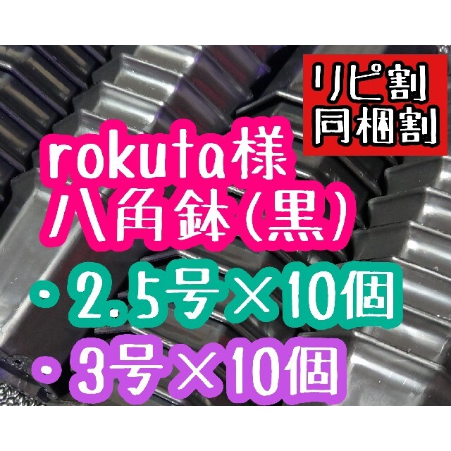 rokuta様 八角鉢 ハンドメイドのフラワー/ガーデン(プランター)の商品写真