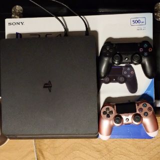 プレイステーション4(PlayStation4)の【動作確認済み】PS4 CUH-2000 500GB プレステ4 ブラック 本体(家庭用ゲーム機本体)