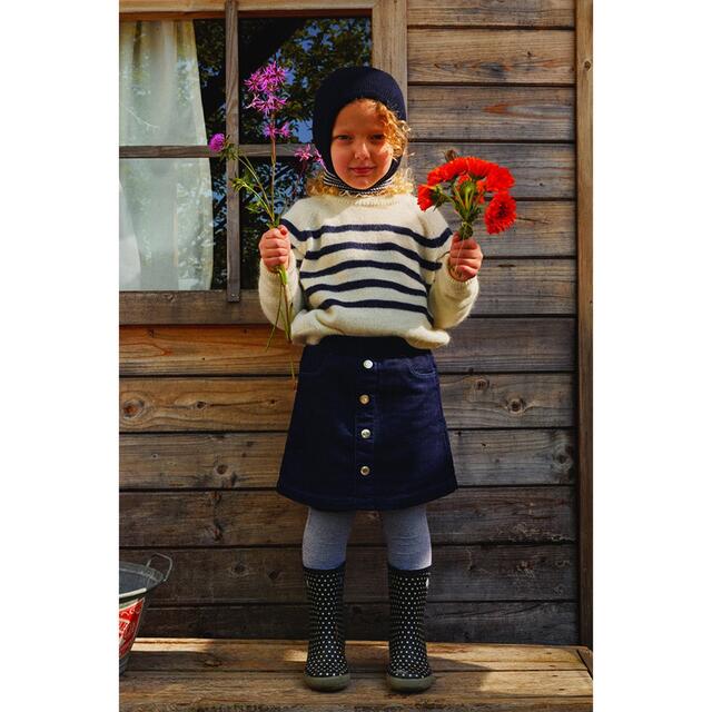 PETIT BATEAU(プチバトー)の新品未使用  プチバトー  デニム  スカート  6ans キッズ/ベビー/マタニティのキッズ服女の子用(90cm~)(スカート)の商品写真