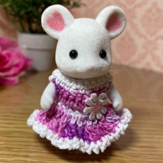 エポック(EPOCH)のハンドメイド♡シルバニアピンクグラデドレス(その他)