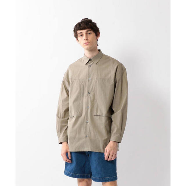 1LDK SELECT(ワンエルディーケーセレクト)のE.TAUTZ　LINEMAN SHIRT/イートウツ シャツ メンズのトップス(シャツ)の商品写真