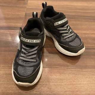 skechers光スニーカーサイズ18センチ美品S-LIGHT黒ブラック(スニーカー)