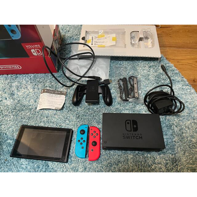 Nintendo Switch - Nintendo Switch 初期型 本体 ネオン レッド ブルー