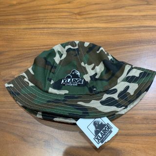 エクストララージ(XLARGE)のタグ付き新品■ エクストララージ　キッズ　ハット　迷彩　帽子(帽子)