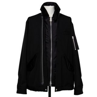 サカイ(sacai)の最終値下げ Wool Surge × Nylon Twill Blouson(ブルゾン)