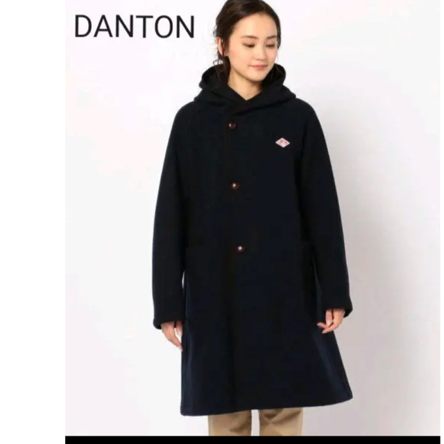 DANTON　ウールモッサショートコート　36