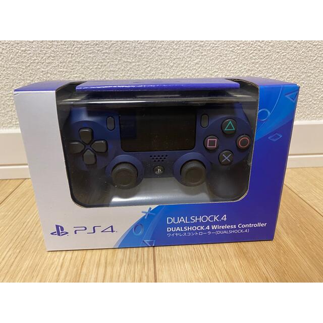 〖新品未開封〗ps4 純正コントローラー ミッドナイトブルー新品未開封品送料無料即日発送