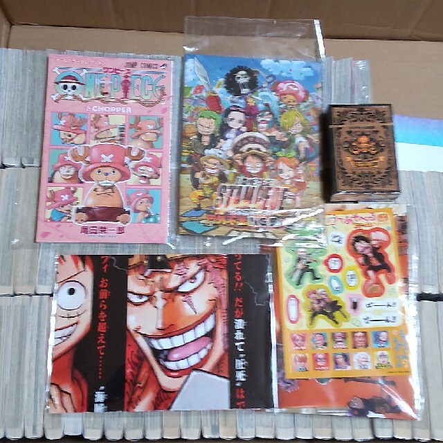 良品】ワンピース全巻101巻+関連本10冊+おまけ☆-