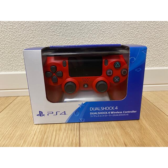 マグマレッド商品状態〖新品未開封〗ps4 純正コントローラー マグマレッド