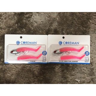 【新品未使用】コアマン　ワームVJ-28 バイブレーションジグヘッド　2個セット(リール)