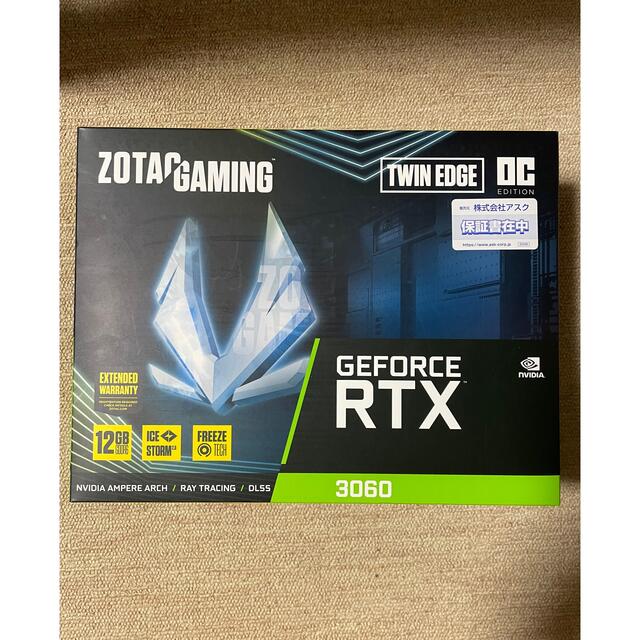 【非LHR】ZOTAC GeForce RTX 3060