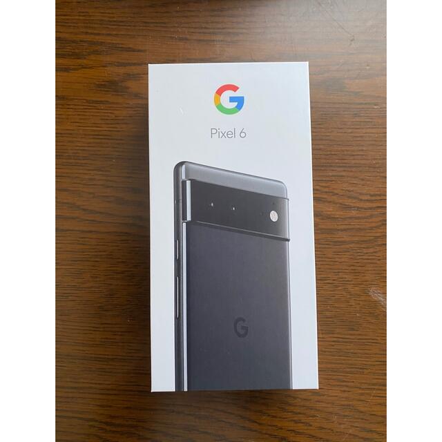 Google(グーグル)の（新品）Google Pixel6 128GB Stormy Black スマホ/家電/カメラのスマートフォン/携帯電話(スマートフォン本体)の商品写真