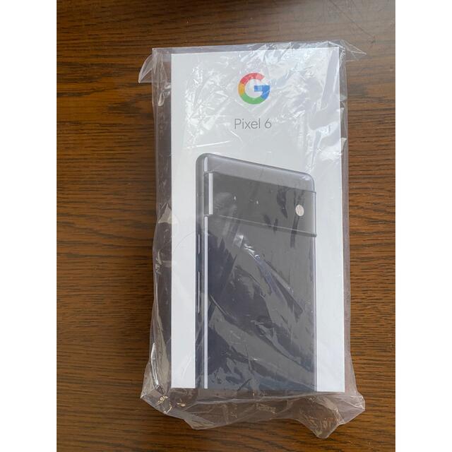 Google(グーグル)の（新品）Google Pixel6 128GB Stormy Black スマホ/家電/カメラのスマートフォン/携帯電話(スマートフォン本体)の商品写真