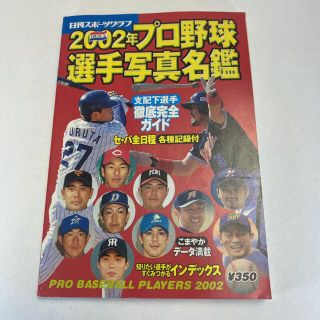 2002 プロ野球選手写真名鑑(趣味/スポーツ)