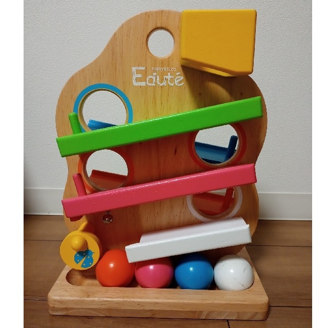 Edute エデュテ  木製スロープトイ キッズ/ベビー/マタニティのおもちゃ(知育玩具)の商品写真