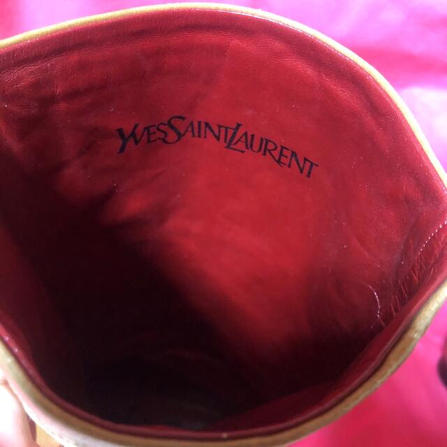 Saint Laurent(サンローラン)の【値下中】美品★Yves Saint Laurent★ミドルブーツ★茶★36 レディースの靴/シューズ(ブーツ)の商品写真