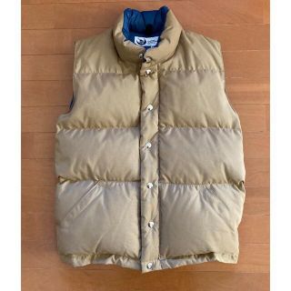 ロッキーマウンテンフェザーベッド(Rocky Mountain Featherbed)の美品 クレセントダウンワークス 60/40 イタリアンベスト S 米国製(ダウンベスト)