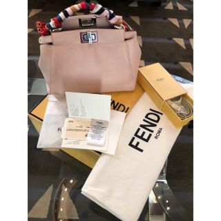 フェンディ(FENDI)のピーカブー　FENDI  スカーフセット　バッグ(ハンドバッグ)