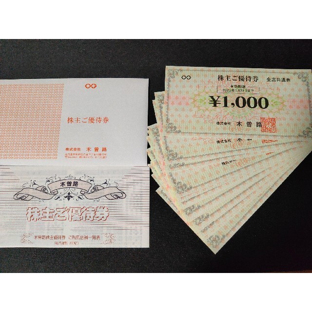 木曽路　株主優待　16000円分